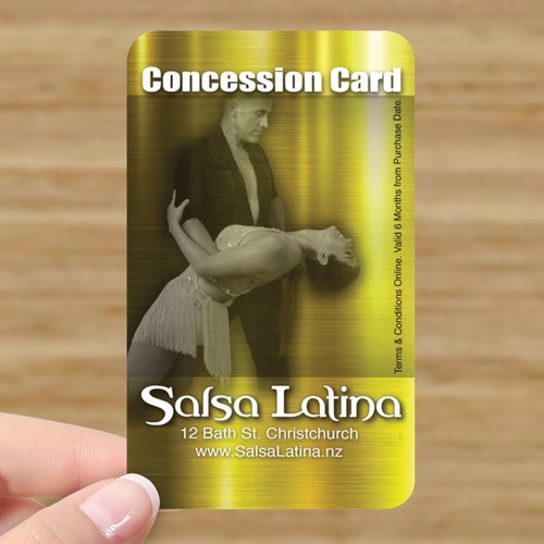 Gold Concession Card (9 classes)