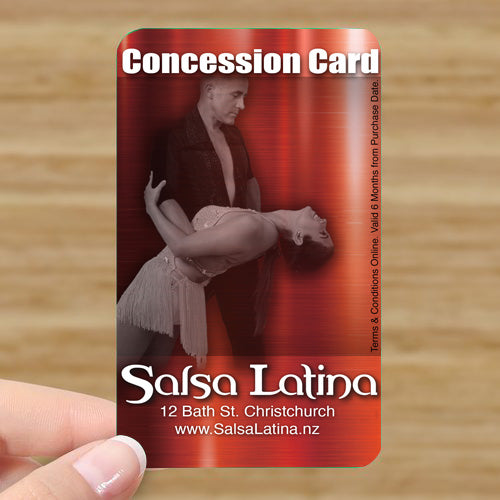 Red Concession Card (7 classes)